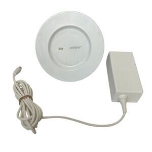 Ember Smart Mug Corlee Cup Charger Charging Coaster Base + Power Adapter White